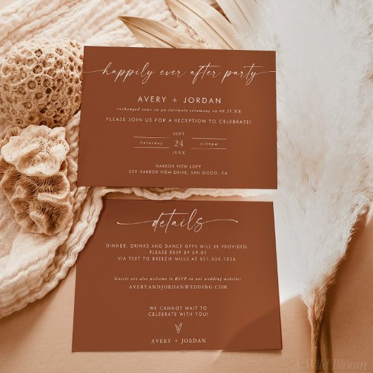 Aankondiging van weglopen | Happily Ever After-fee