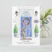 Aankondiging van weimaraat-voordeurbeweging (Staand voorkant)