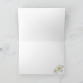 Aankondiging van Wenskaart-Plumeria-aangepast pakj (Binnen)