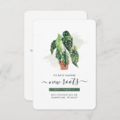 Aankondiging van wijziging van adreswijziging (Voorkant / Achterkant)