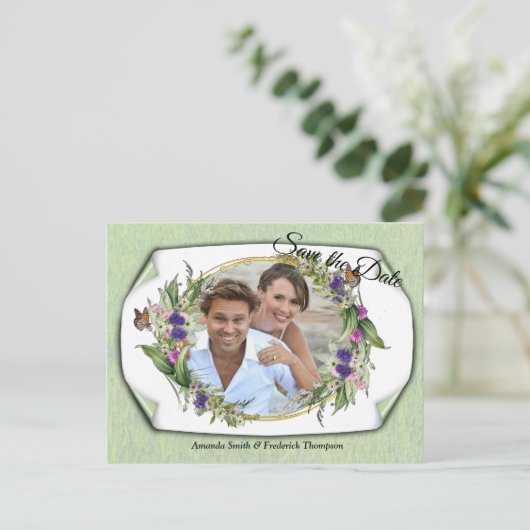 Aankondiging van Wilde Eco-vriendelijke Lentbloeme (Staand voorkant)