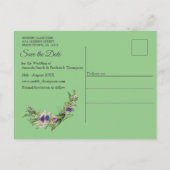 Aankondiging van Wilde Eco-vriendelijke Lentbloeme (Achterkant)