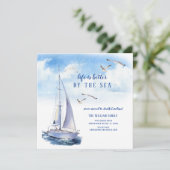 Aankondiging van zeezeilboot (Staand voorkant)