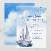 Aankondiging van zeezeilboot (Voorkant / Achterkant)