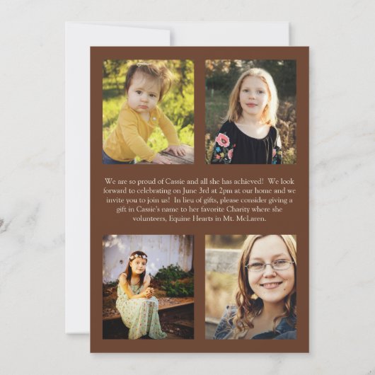 Aankondiging van zonnebloempitten met Pet-land (Achterkant)