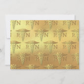 Aankondiging van zurend Afstuderen Navy Blue (Achterkant)