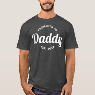 Aankondiging van zwangerschap bij pappie t-shirt