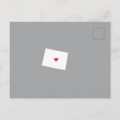 Aankondiging verhuisbericht Staat COLORADO Postkaa (Achterkant)