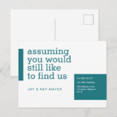 Aankondiging verhuisd (Voorkant / Achterkant)