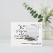 Aankondiging verhuizing bestemming Maine (Staand voorkant)