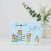 Aankondiging Verhuizing Kerst Nieuw Huis (Staand voorkant)