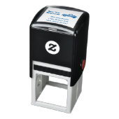 Aankondiging verhuizing vrachtwagen  zelfinktende stempel (Product)