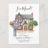 Aankondiging verhuizing waterverfhuis Ik ben verhu (Voorkant)