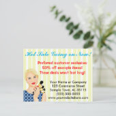 Aankondiging verkoop schoonheid, zout of makreel (Staand voorkant)