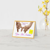 Aankondiging verloving (Gele Bloem)