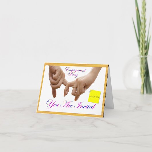 Aankondiging verloving (Voorkant)