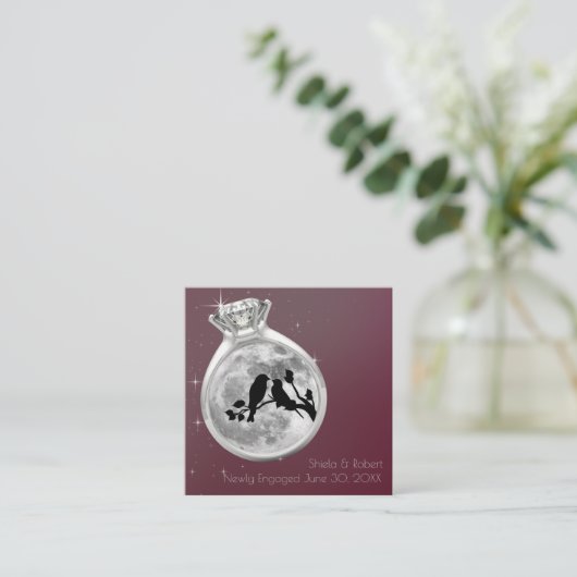 Aankondiging verloving (Staand voorkant)