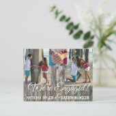 aankondiging verloving briefkaart (Staand voorkant)