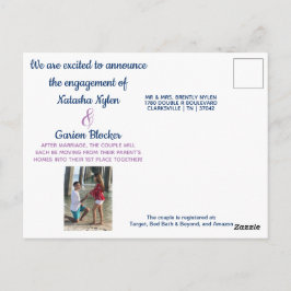 aankondiging verloving briefkaart