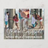 aankondiging verloving briefkaart (Voorkant)