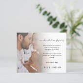 Aankondiging Verloving budgetfotoscript (Staand voorkant)