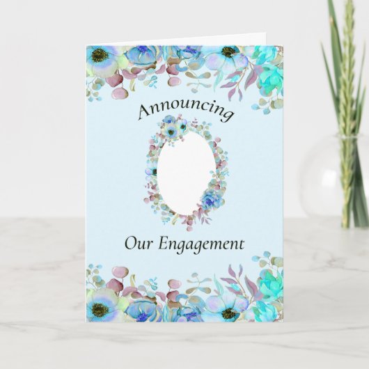 Aankondiging verloving, foto toevoegen (Voorkant)