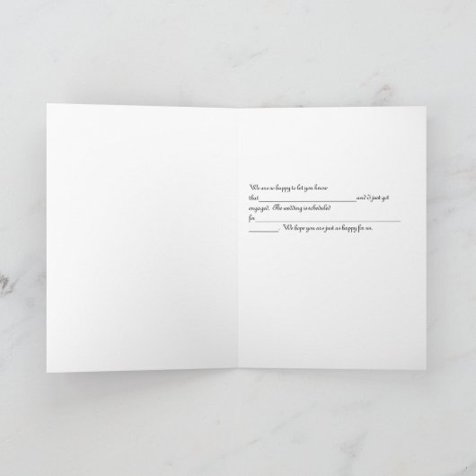 Aankondiging verloving, foto toevoegen (Binnen)