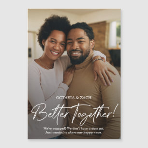 Aankondiging Verloving foto's beter bij elkaar