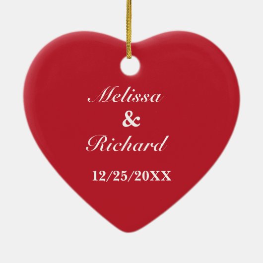 Aankondiging verloving keramisch ornament (Achterkant)