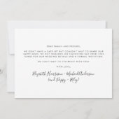 Aankondiging Verloving moderne foto foto's (Achterkant)