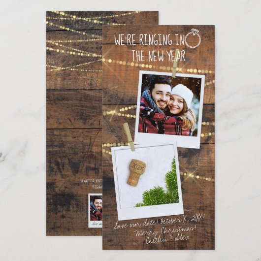 Aankondiging Verloving nieuwjaar 2020 (Voorkant / Achterkant)