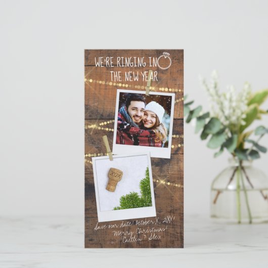 Aankondiging Verloving nieuwjaar 2020 (Staand voorkant)