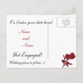 Aankondiging verloving Post Kaart (Achterkant)