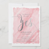 Aankondiging verlovingsfeest Ze zei ja (Voorkant)