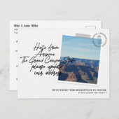 Aankondiging verplaatsen bestemming Arizona (Voorkant / Achterkant)