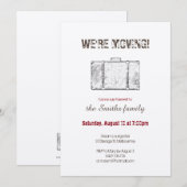 Aankondiging verplaatsen / Uitnodiging van een Far (Voorkant / Achterkant)