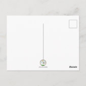 Aankondiging verplaatsen Witte Mailbox Aangepaste  Briefkaart (Achterkant)