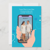 Aankondiging via mobiele telefoon foto (Voorkant)