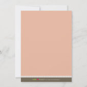 Aankondiging Victoriaans stempel: roze (Achterkant)