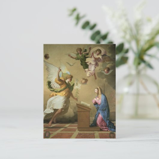 Aankondiging vóór 1652 briefkaart (Staand voorkant)