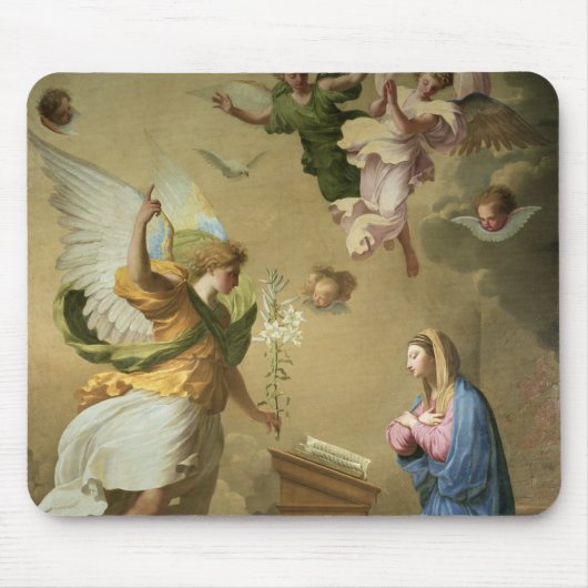 Aankondiging vóór 1652 muismat (Voorkant)