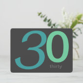 Aankondiging voor 30e verjaardag van Charcoal en B (Staand voorkant)