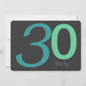 Aankondiging voor 30e verjaardag van Charcoal en B (Voorkant)