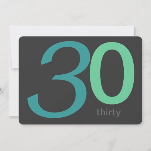 Aankondiging voor 30e verjaardag van Charcoal en B (Voorkant)