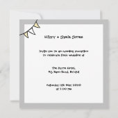 Aankondiging voor Aangepaste landbruiloft tractor (Achterkant)