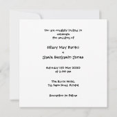 Aankondiging voor Aangepaste landbruiloft tractor (Achterkant)