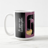 Aankondiging voor baby-meisje - Sonogram met ZEER  Koffiemok (Links)