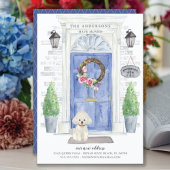 Aankondiging voor beweging van witte portier voora