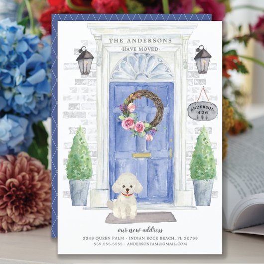 Aankondiging voor beweging van witte portier voora