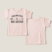 Aankondiging voor Big Sister New Baby (Ontwerp Voorkant & Achterkant)